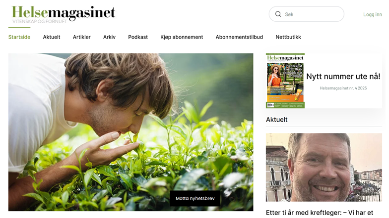 Helsemagasinet finner du på https://vof.no/